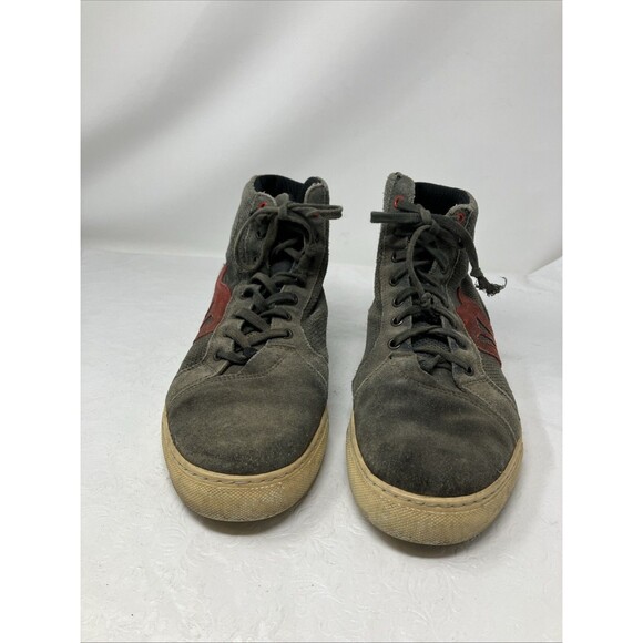 Dainese High Top Motorcycle Shoes Lace Up Gray Red Mens 10 EU 43 Moto main image 8
